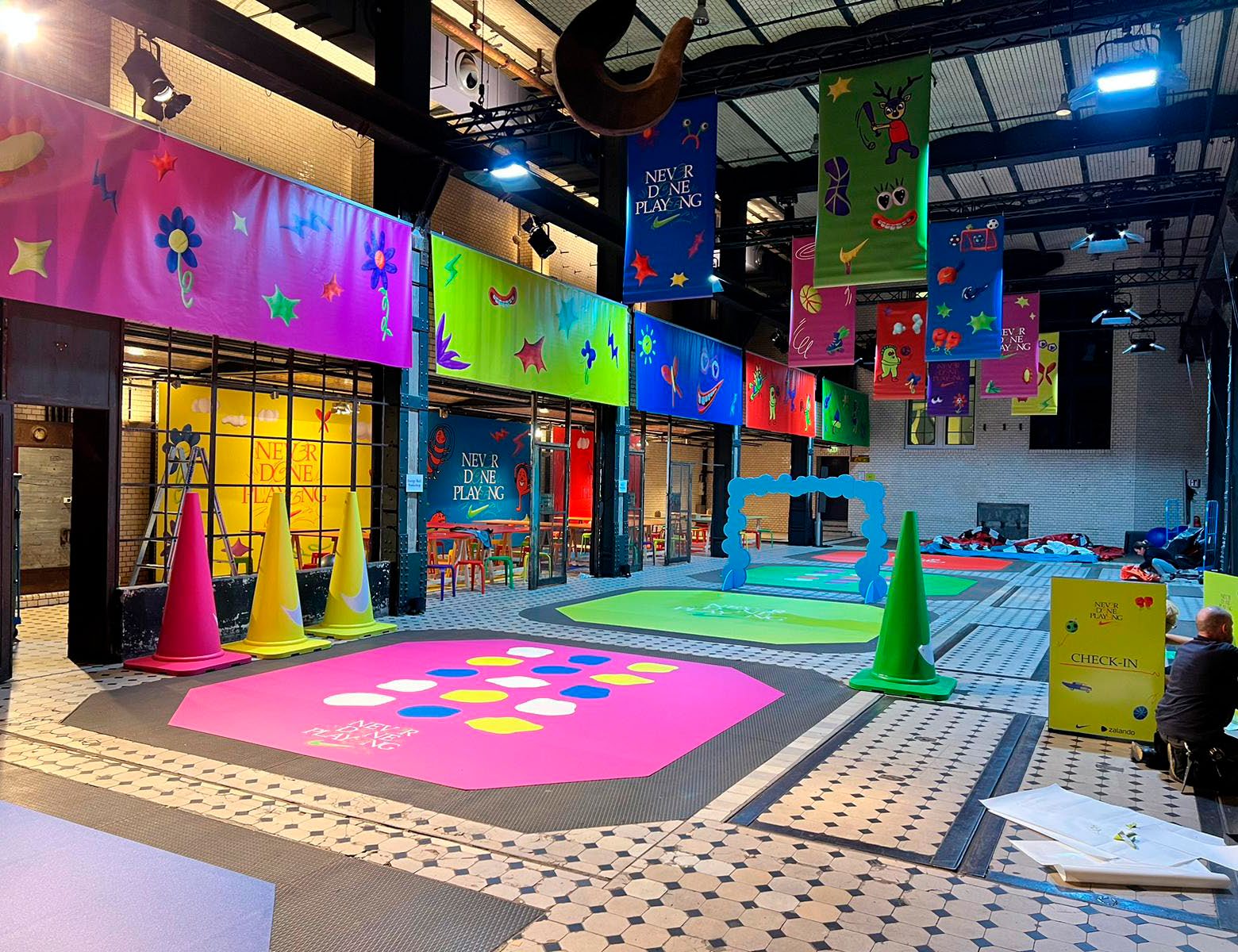 Installation area for Kids Event