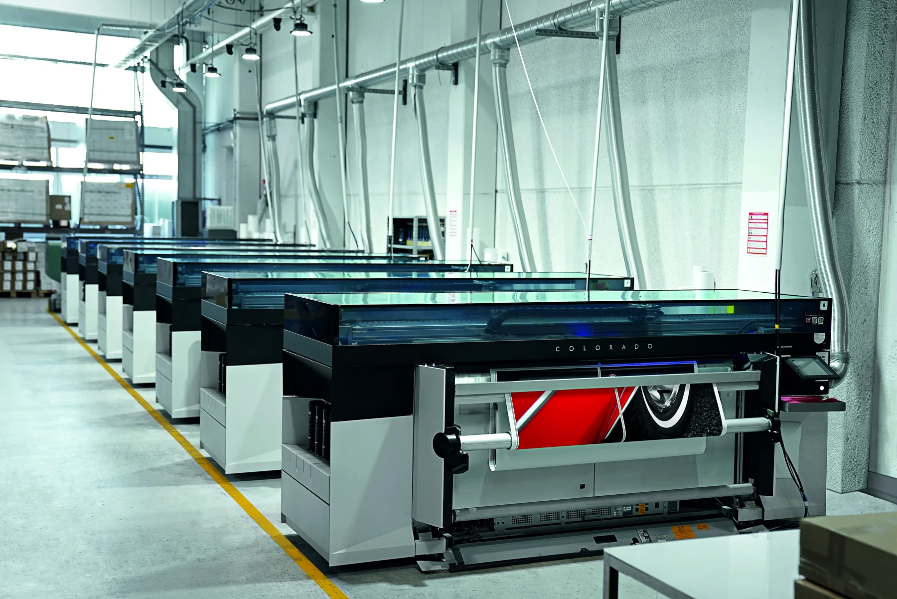 Large-format printing – Roll-to-roll print